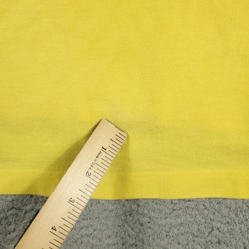 Ralph Lauren Polo Shirt Mens XL Yellow Pony Casual Short Sleeve *